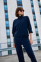 Timelia pants brush tech jersey | Blue
