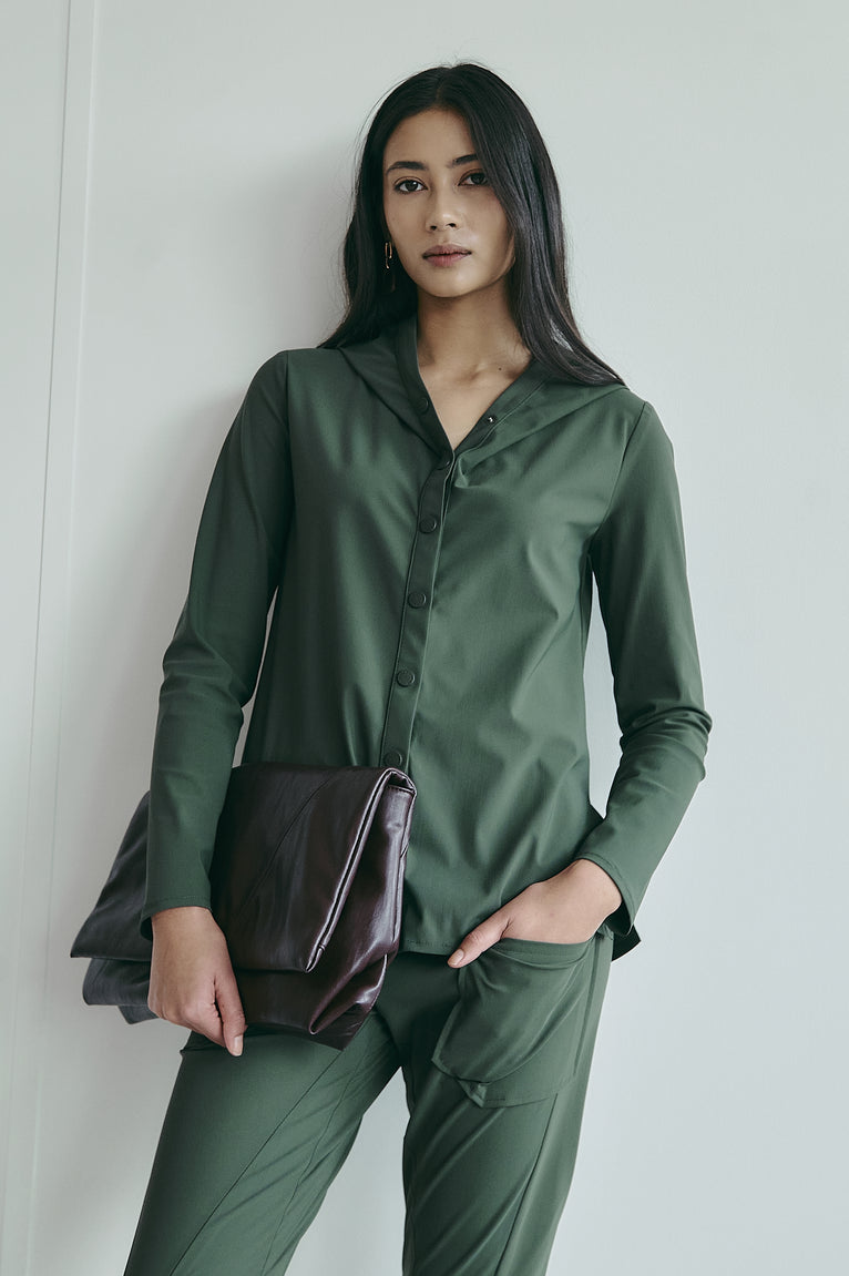 John stretch technical jersey pants | Army