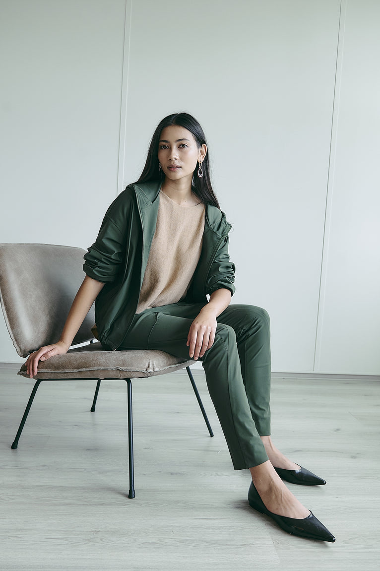 John stretch technical jersey pants | Army