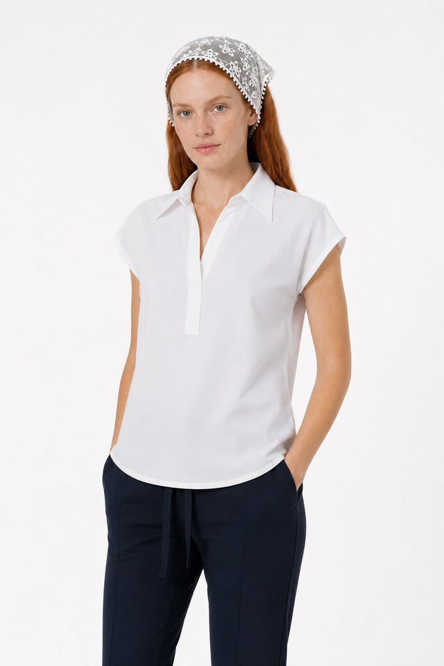 Kitty top technical jersey Kitty top technical jersey | White