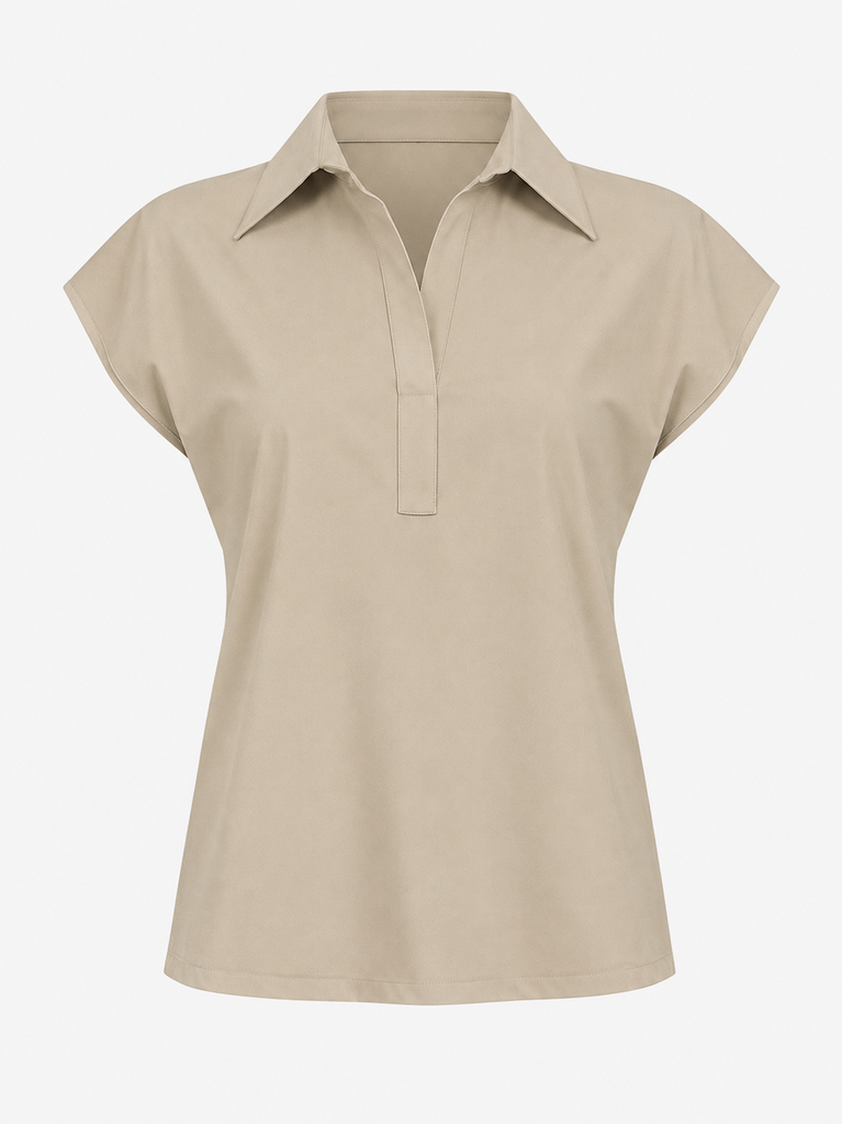 Kitty top technical jersey | Sand