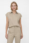 Kitty top technical jersey | Sand