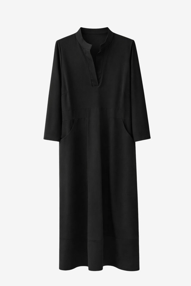 Lalla dress technical jersey Lalla dress technical jersey | Black