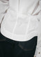 Luna cotton poplin blouse | White