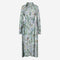 Rio print rayon viscose dress | Multi Blue