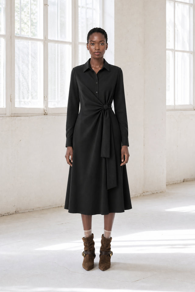 Trydi dress technical jersey Trydi dress technical jersey | Black