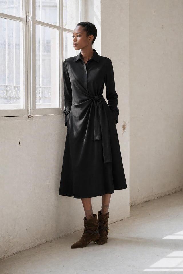 Trydi dress technical jersey Trydi dress technical jersey | Black