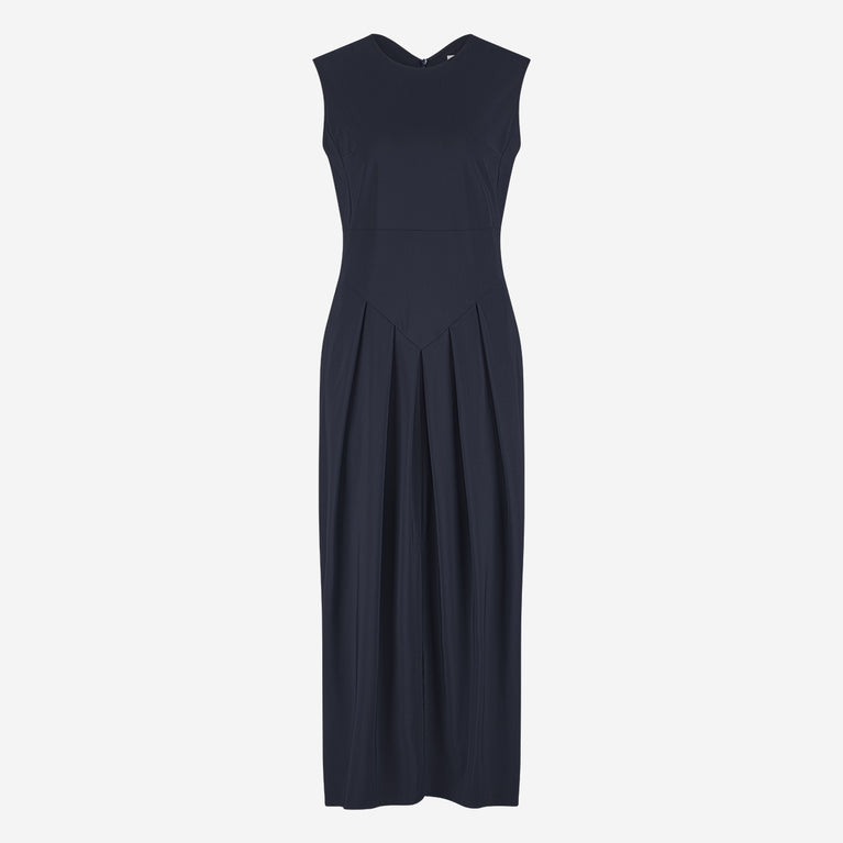 Jacklin stretch technical jersey dress | Blue