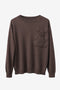 Viscose blend bear pullover 3040 | Brown
