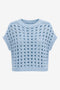 Viscose gold Vest E26071 | Light Blue