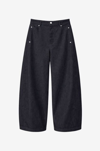 Viva indigo barel jeans | Dark Blue