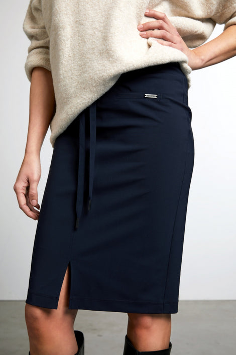 Skirt Kate Easy Wear Technical Jersey | Blue