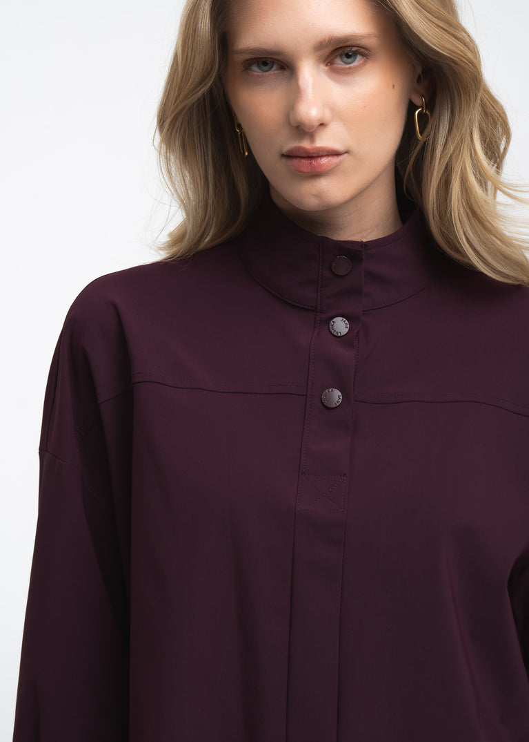 Angelika top technical jersey | Cherry