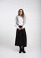Lex Oxford poplin blouse | White