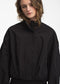 Awrora cotton pleated bomber jacket | Navy