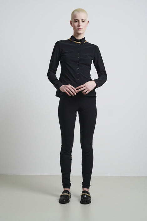 Blouse Betty Easy Wear Technical Jersey | Black