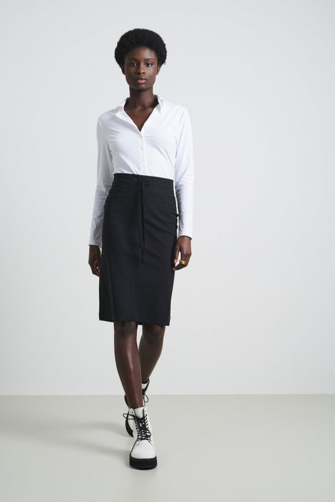 Skirt Kate Easy Wear Technical Jersey | Black