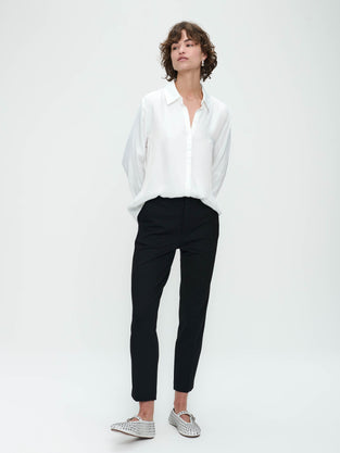 Olga Terry jersey Pants | Old Black