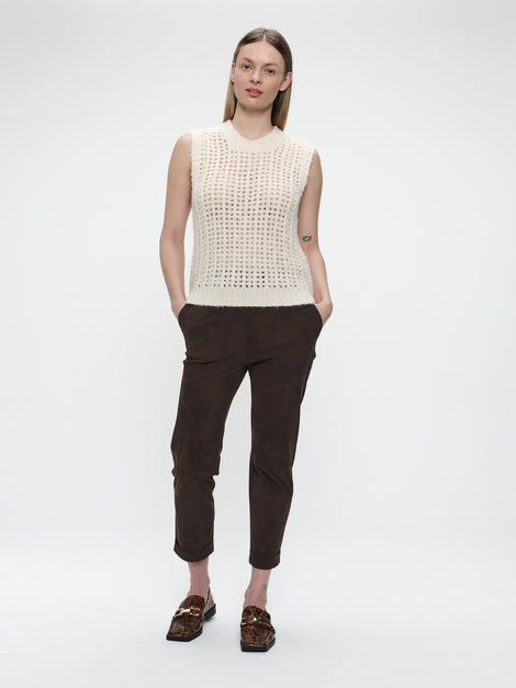 Timelia pants technical jersey | Brown