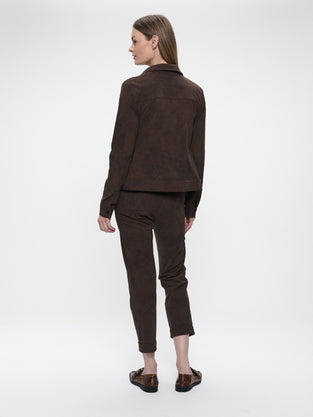 Riva jacket technical jersey | Brown
