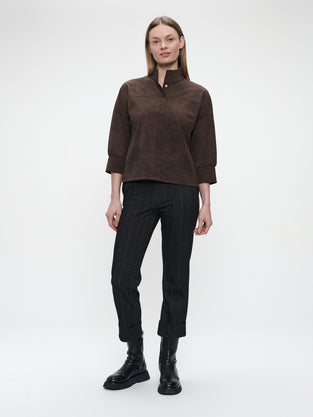 Parrot viscose elastene pants | Black