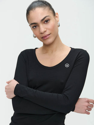 T shirt R Neck Easy Wear Organic Cotton | Black