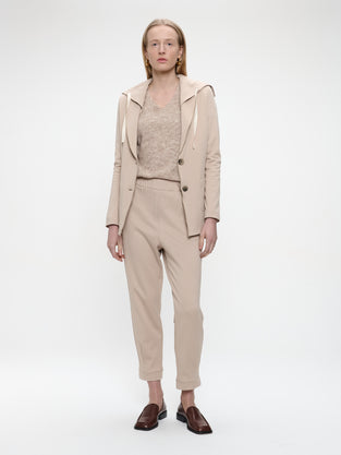 Emy hoody blazer | Beige