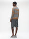 Monna viscose short pants | Dark Grey