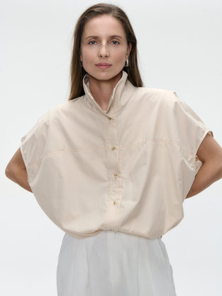 Anda oversized blouse | Beige
