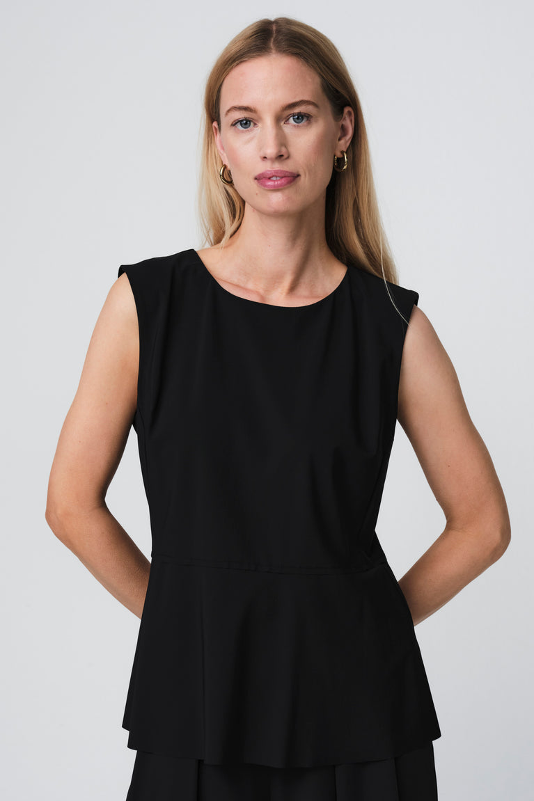 Vespa top technical jersey | Black