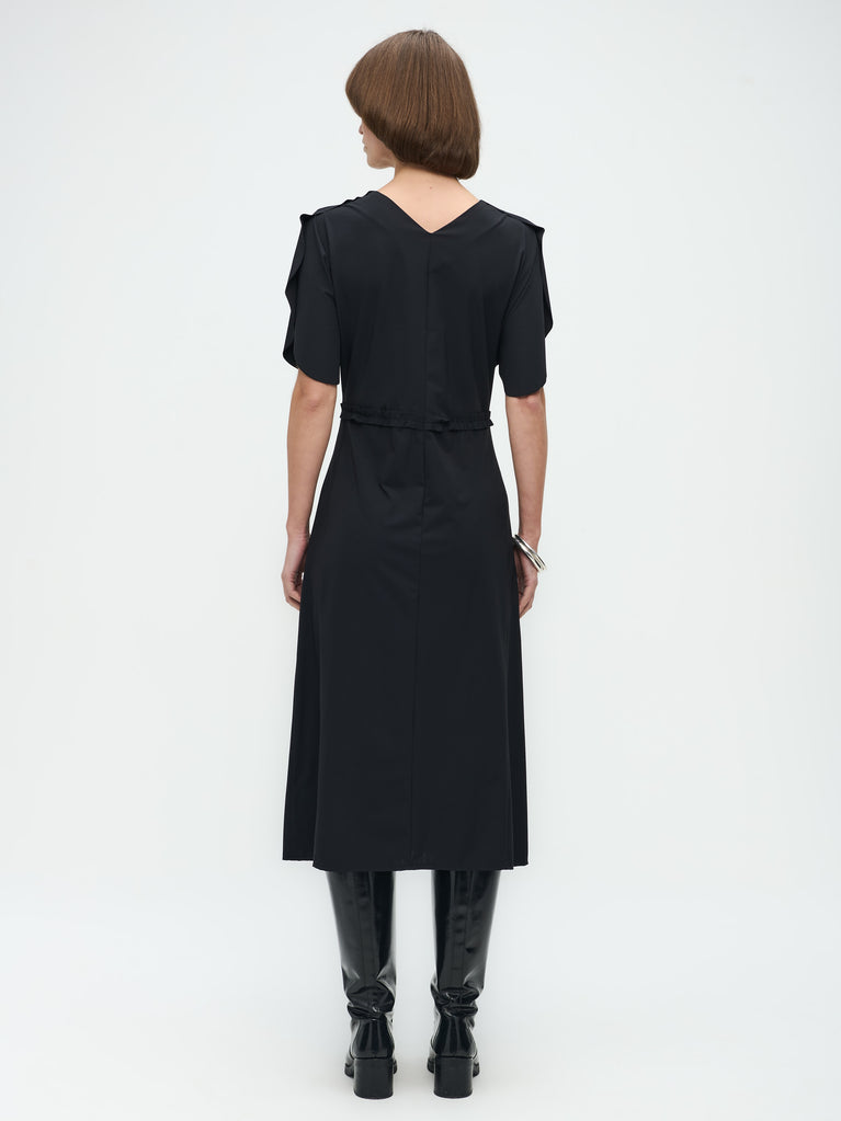 Valerie Dress Technical Jersey | Black