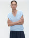 Viscose seamless Top 3023 | Celeste