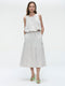Oki cotton skirt | Light Grey