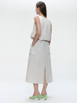 Nori cotton top | Light Grey