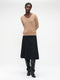 Mishele heavy tech jersay skirt | Black