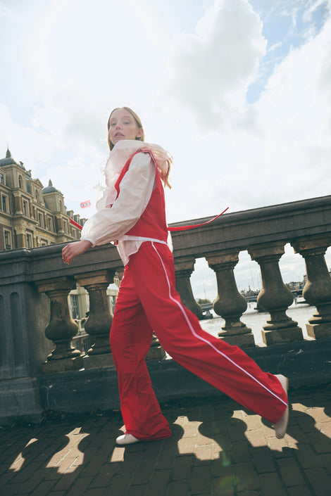 Kay structure tech jersay vest | Red