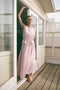 Reiki viscose skirt | Pink