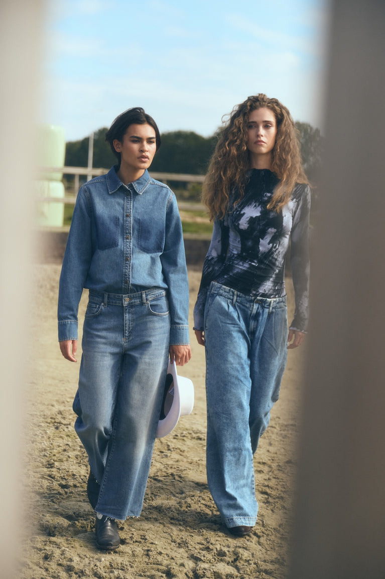 Amaya hopcar loose jeans | Random Blue