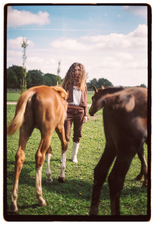 Danny skuba velvet pants | Brown
