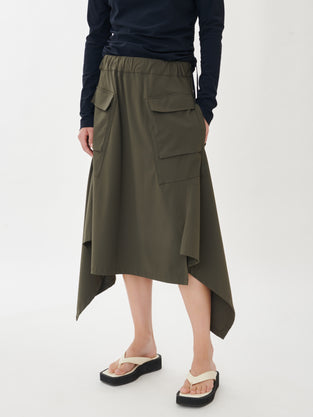 Yanna Skirt Technical Jersey | Army