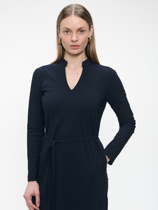 Gerrie dress technical jersey | Blue