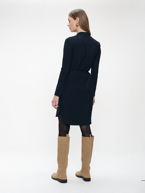 Gerrie dress technical jersey | Black