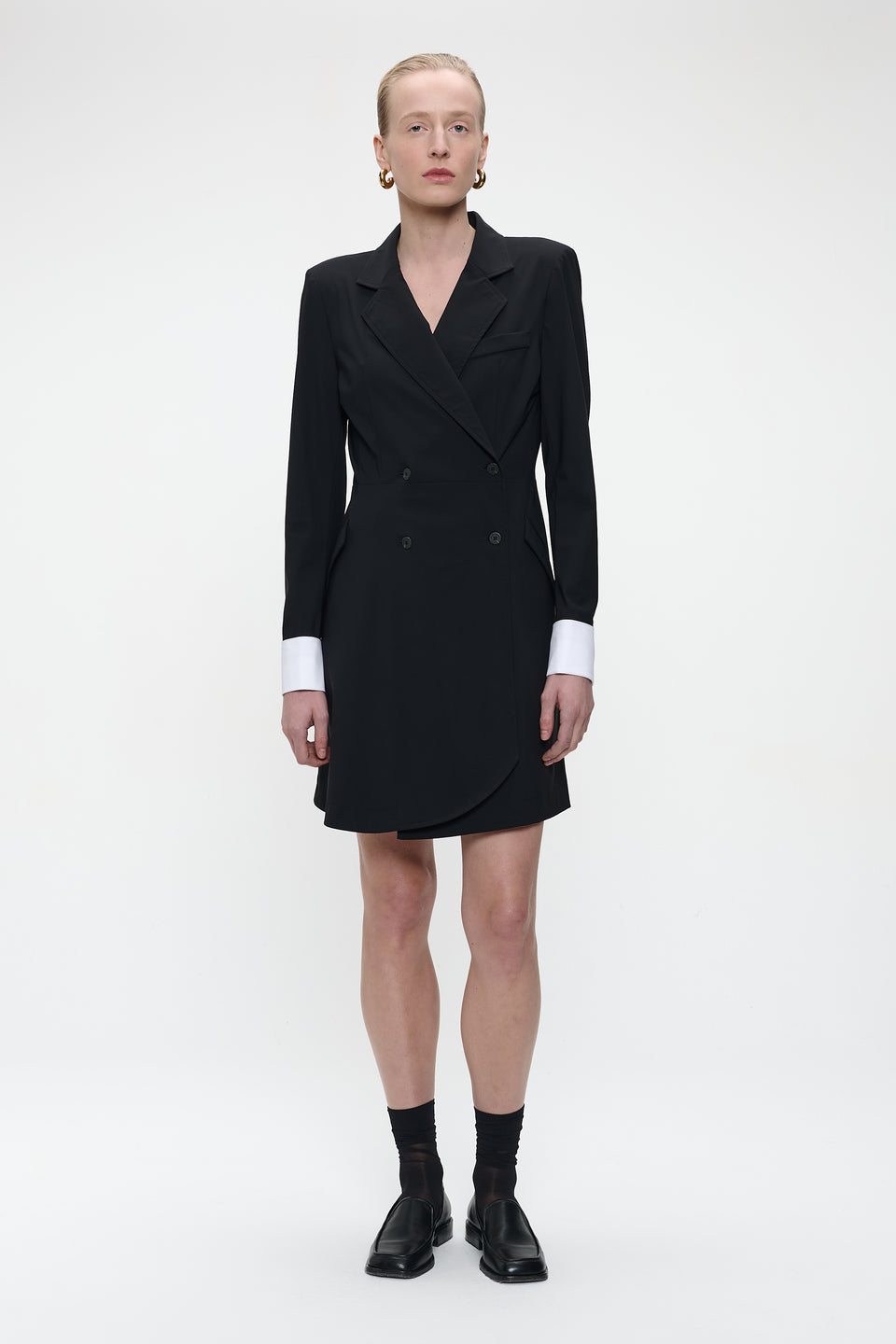 Hella dress technical jersey | Black