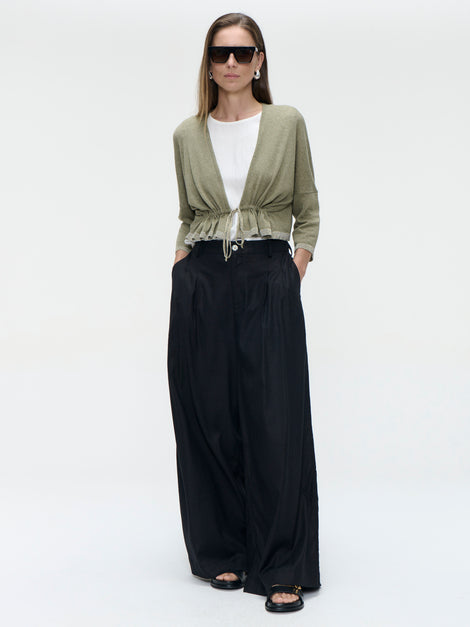 Cardigan viscose mix 2020 | Soft Green