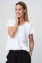 Terry top technical jersey | White
