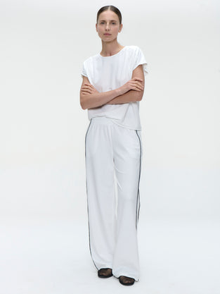 Britta top technical jersey | White