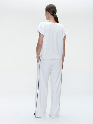 Britta top technical jersey | White