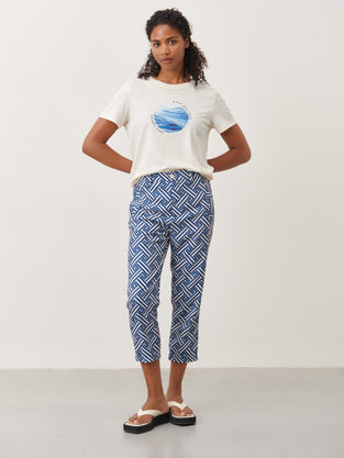 T-Shirt Tyra Sun Organic Cotton | Gardenia