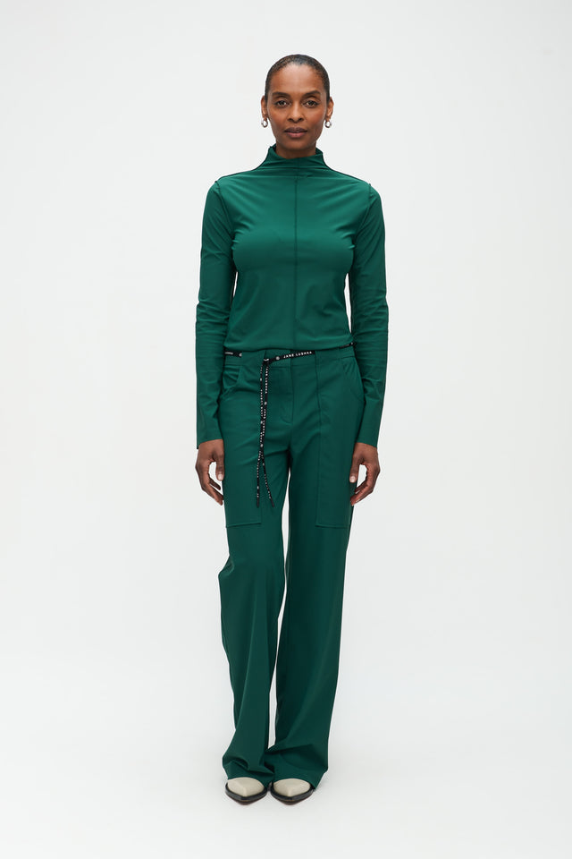 Zara Top Technical Jersey | Green