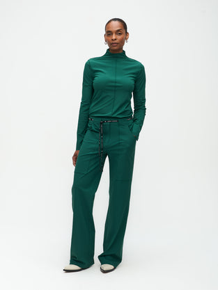 Zara Top Technical Jersey | Green